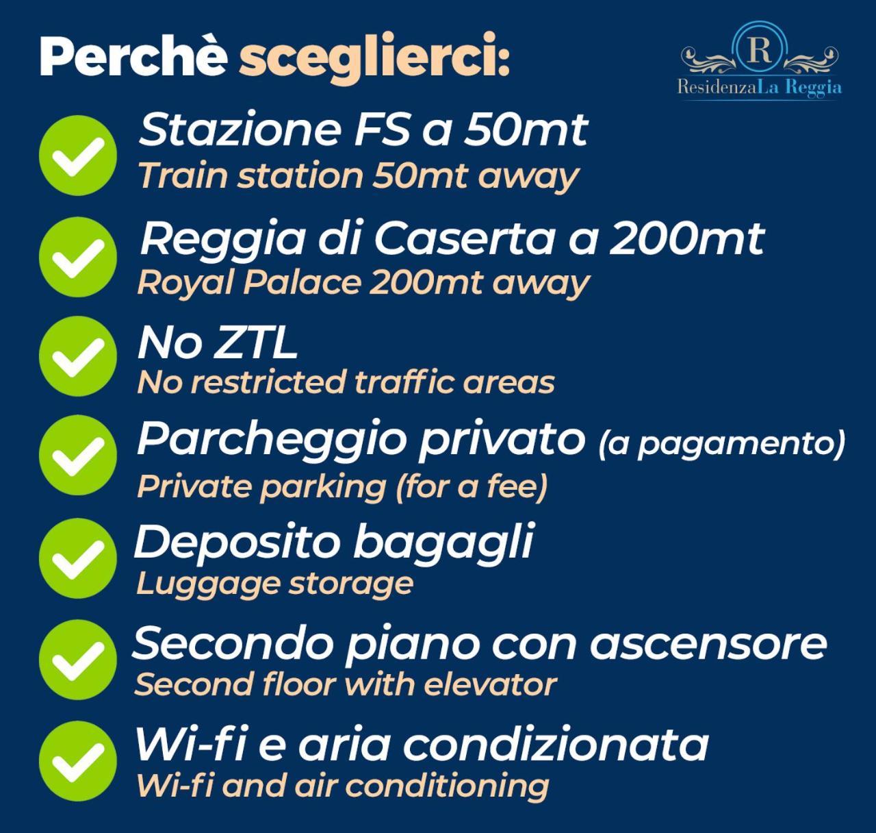 Residenza La Reggia Bed & Breakfast Caserta Dış mekan fotoğraf